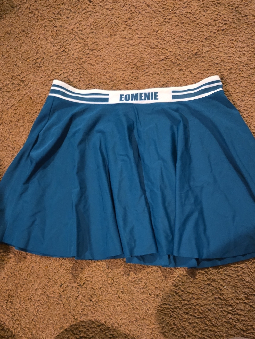 Eomenie Blue Teal Pleated Swim Skirt💫